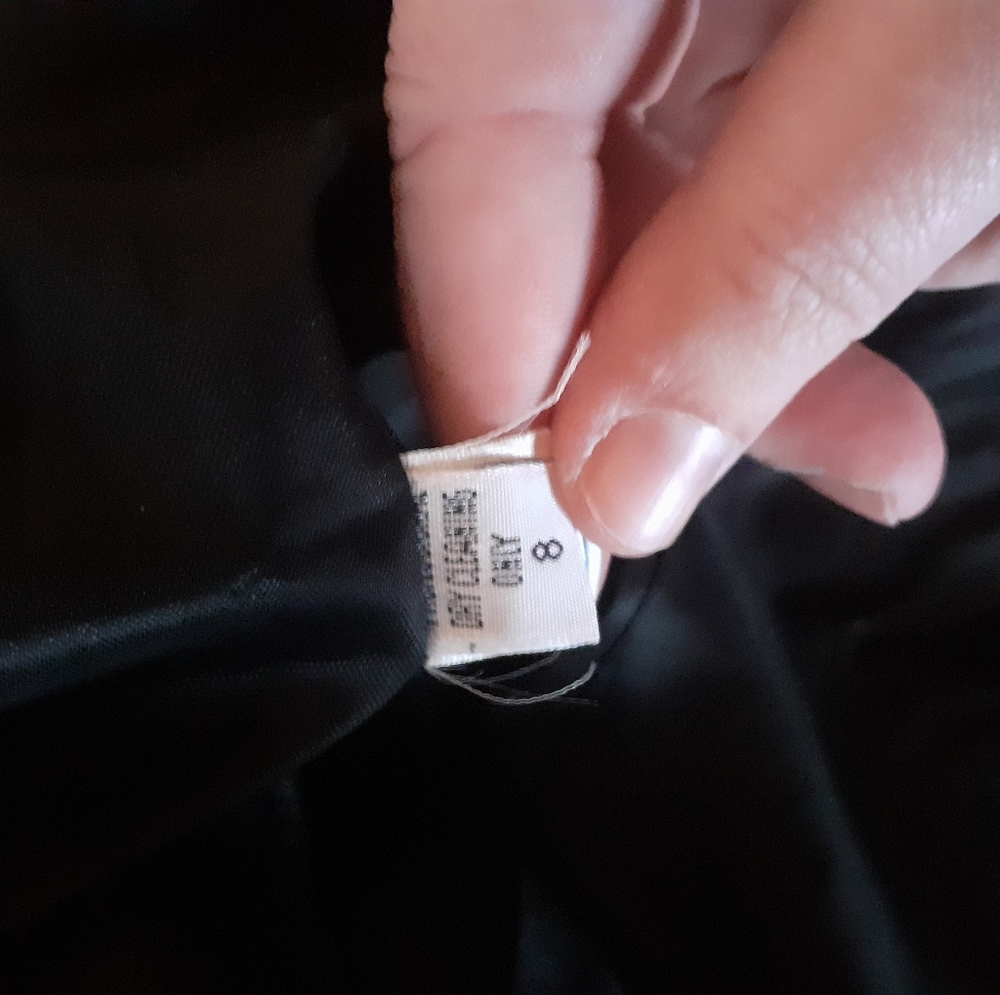 Black Designer Asymmetrical Button Blazer - image 4